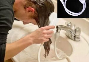 Bathtub Hose for Washing Dog Single Wide Tap Bath Sink Shower Head Spray Hose Push On Mixer