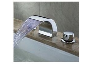 Bathtub Jacuzzi Kit Hot Tub Faucet Bathroom Bath Waterfall Kit Widespread