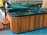 Bathtub Jacuzzi Repair Near Me Swimming Pool with Hot Tub Stock Image