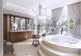 Bathtub Jacuzzi Style Luxury Bathroom Classic Style Bathroom Jacuzzi Stock