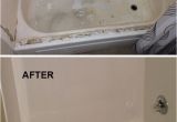 Bathtub Liner before and after Bathtub Reglazing Honolulu