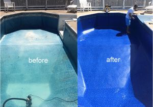 Bathtub Liner before and after Nags Head Pools Liner Relacement before & after