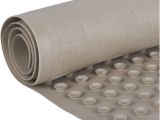 Bathtub Liner Rubber Mainstays 18" X 36" Rubber Taupe Bath Mat 1 Each