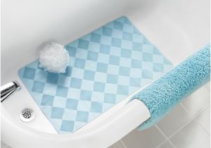 Bathtub Liner Rubber Mainstays Rubber Bath Mat Mineral Blue Walmart
