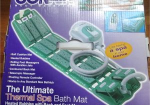 Bathtub Massager Amazon Com Conair Deluxe thermal Spa Bath Mat with Remote and Foot