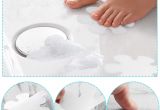 Bathtub Non Slip Decals 20pcs Bathtub Flower Shape Decals Dia 10cm Bathroom Floor Anti Slip