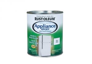 Bathtub Paint Home Depot Rust Oleum Specialty 1 Qt Appliance Epoxy Gloss White Interior