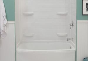 Bathtub Paint Menards Lyons Contour™ 60" X 32" Bathtub Wall Surround at Menards