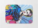 Bathtub Painting Frida Frida Kahlo Bath Mat by Paola Gonzalez