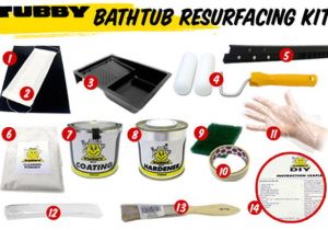 Bathtub Painting Kit How to Restore and Refinish A Tub Bathtub Refinishing