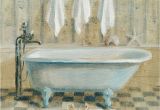 Bathtub Painting On Canvas Victorian Bath Iv Painting by Danhui Nai