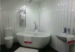 Bathtub Panels Uk 4 White Sparkle Chrome Strip Wall Panels Pvc Waterproof