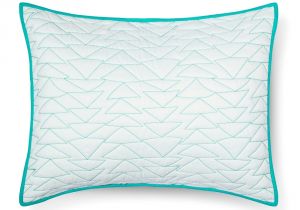 Bathtub Pillow Target Triangle Stitch Pillow Sham Standard Mint Green Pillowfort