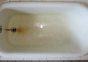 Bathtub Porcelain or Acrylic Help Rust Stains On My Fiberglass Bathtub