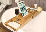 Bathtub Rack Uk Bamboo Wooden Over Bath Tray Caddy Rack Shelf Tablet