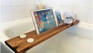 Bathtub Rack Uk Personalised Wooden Bath Caddy Mother S Day Gift Engraved