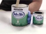 Bathtub Reglazing Epoxy How to Apply Rust Oleum Tub and Tile Refinishing Kit Hd