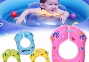 Bathtub Ring for Baby Baby Kid Swim Arm Ring Double Independent Airbag Inflatable Cartoon