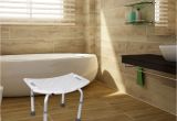 Bathtub Seat for Adults the Sturdy Shower Stool Bath Aid Seat Chair without Back Adjustable