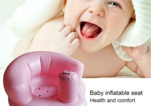 Bathtub Seat for Babies 2018 Baby Inflatable Chair Pvc Kids Seat sofa Pink Green Bath Seats