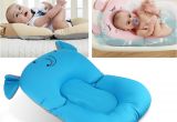 Bathtub Seat for Babies Anti Skid Baby Bath Mat Foldable Shower Seat Infant Bathtub Lounger