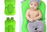 Bathtub Seat for Babies Frog Shape Foldable Baby Bathtub Bathing Cushion Shower Newborn Baby