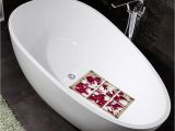 Bathtub Slip Stickers Bathroom Accessories 6pcs 3d Bath Stickers Rose Petals Waterproof