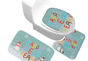 Bathtub Slip Stickers Honlaker High Quality Christmas Series Bath Mat Thick Flannel