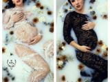 Bathtub soaking During Pregnancy Milk Bath Photography Milkbath Photography Maternity