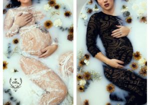 Bathtub soaking During Pregnancy Milk Bath Photography Milkbath Photography Maternity