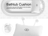 Bathtub soaking Pillow Walfront Non Slip Bathtub Spa Pillow Bath Cushion with