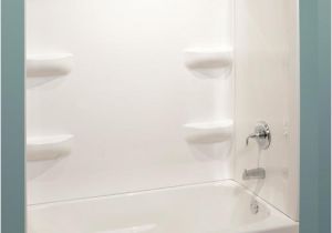 Bathtub Surround 3 Piece Lyons Elite™ Corner Shelf 3 Piece Bathtub Wall Kit at Menards