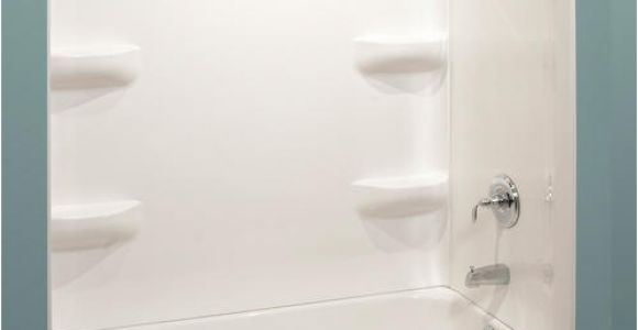Bathtub Surround 3 Piece Lyons Elite™ Corner Shelf 3 Piece Bathtub Wall Kit at Menards