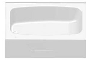 Bathtub Surround 54 54" X 27" Bathtub Heavy Duty Abs