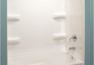 Bathtub Surround 54 Lyons Elite™ Corner Shelf 3 Piece Bathtub Wall Kit at Menards