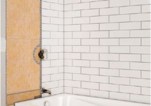 Bathtub Surround Cement Board Shower with Bathtub