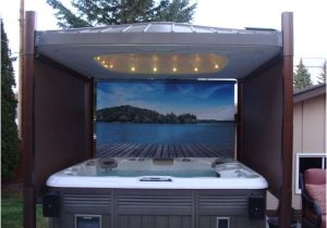 Bathtub Surround Cover 30 Awesome Hot Tub Enclosure Ideas for Your Backyard