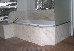 Bathtub Surround Deck Afyon Gold Marble Bathtub Deck Surround From Italy