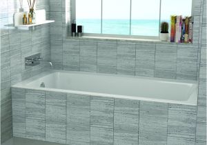 Bathtub Surround Dimensions Fine Fixtures 48" X 32" Drop In soaking Bathtub & Reviews