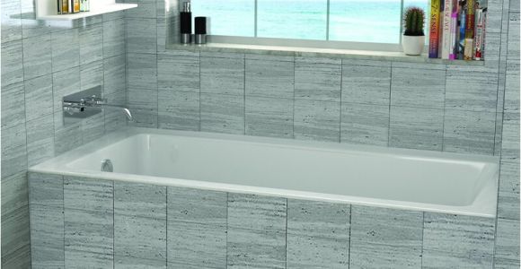 Bathtub Surround Dimensions Fine Fixtures 48" X 32" Drop In soaking Bathtub & Reviews