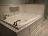 Bathtub Surround Faux Tile Bathtub with White Paneled Decorative Tub Apron
