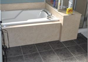 Bathtub Surround Faux Tile How to Paint Cultured Marble