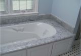 Bathtub Surround Grey Granite Marble Quartz In the Bathroom