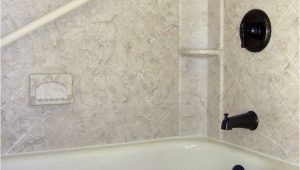 Bathtub Surround Height Bath & Shower Wall Surround with Acrylic Tile & Swanstone