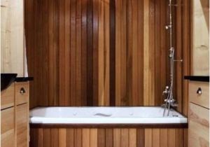 Bathtub Surround Ideas Wood Best 15 Wooden Bathroom Decorating Ideas and Designs Photos