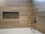 Bathtub Surround Ideas Wood Modern Rustic Slate and Teak Guest Bathroom – Austin