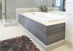 Bathtub Surround Ideas Wood the Barn Siding is Also Used as the Tub Skirt