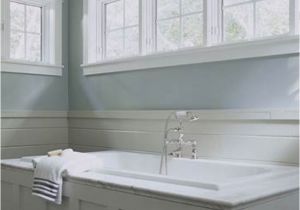 Bathtub Surround Ideas Wood White Shaker Tub Surround with Vertical Wainscoting