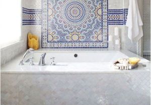 Bathtub Surround Mosaic Tile Beautiful Moroccan Tiles Inspire This Playful and
