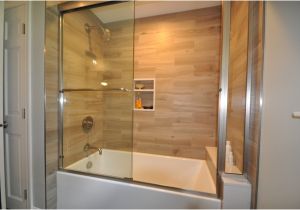 Bathtub Surround Tile Layout Plank Tile Tub Surround Project 1484 Contemporary